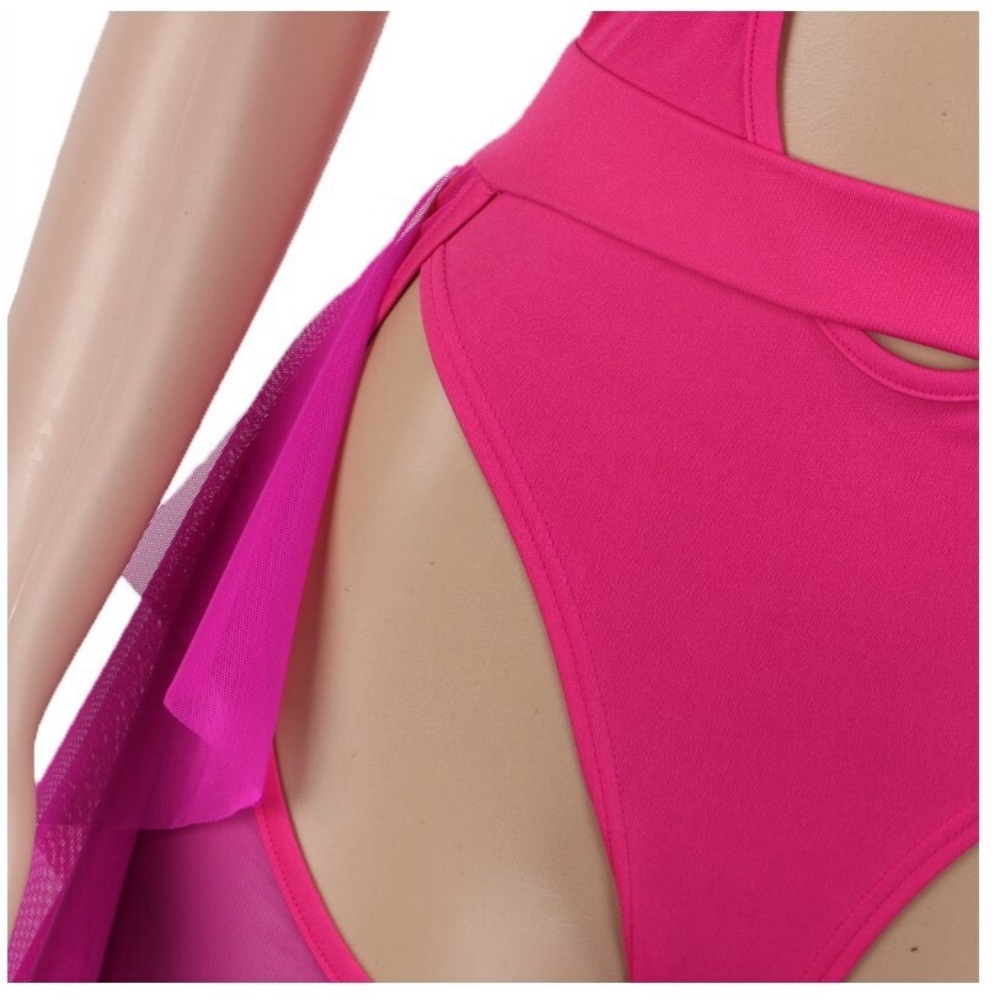 Cutout Mesh 2PC Swim Set - Picture 6 of 10